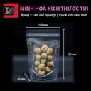 Minh họa kích thước túi