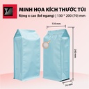 Minh họa kích thước túi