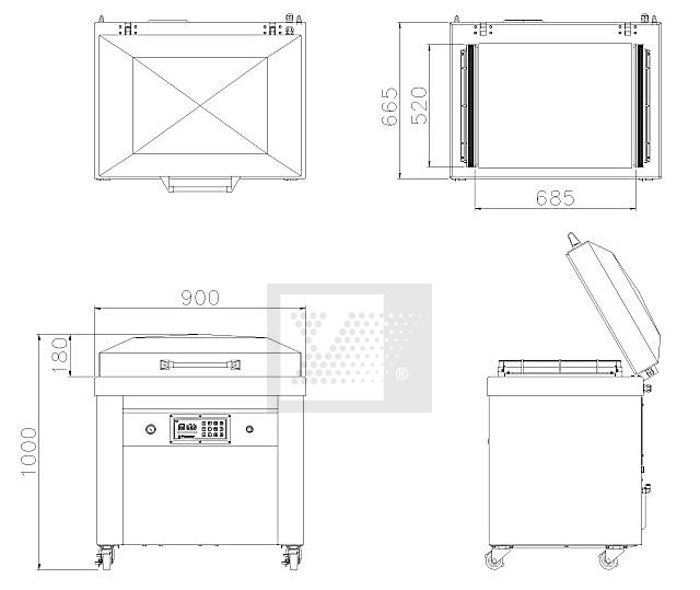 立地型精緻型真空機(68CM)