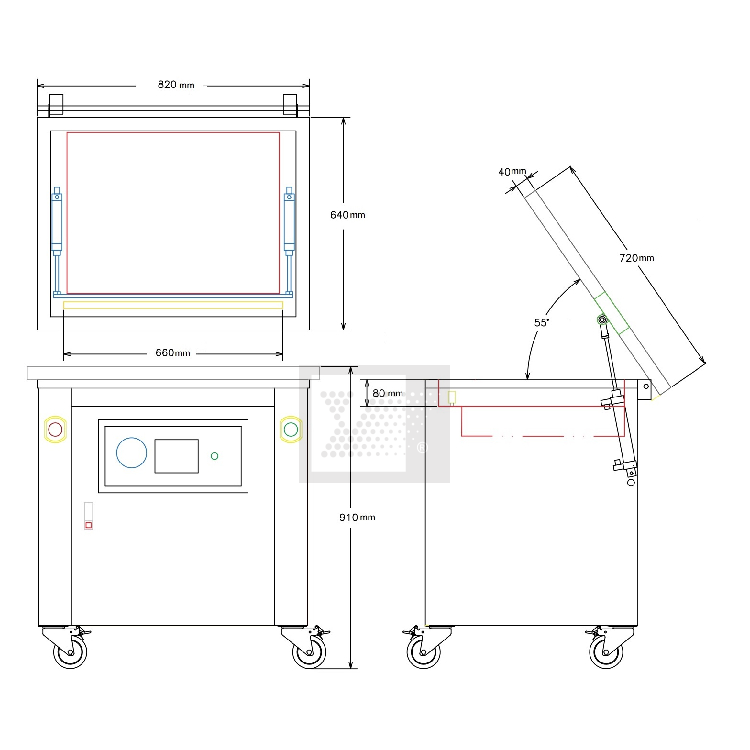 自動整平真空包裝機