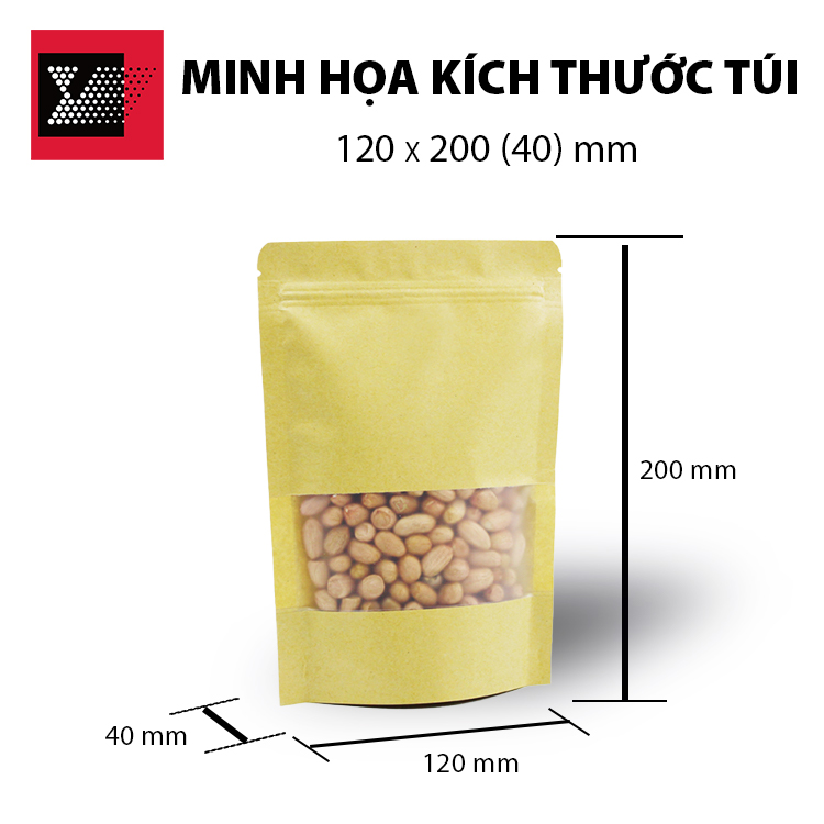 開窗牛皮夾鏈立袋