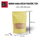 開窗牛皮夾鏈立袋