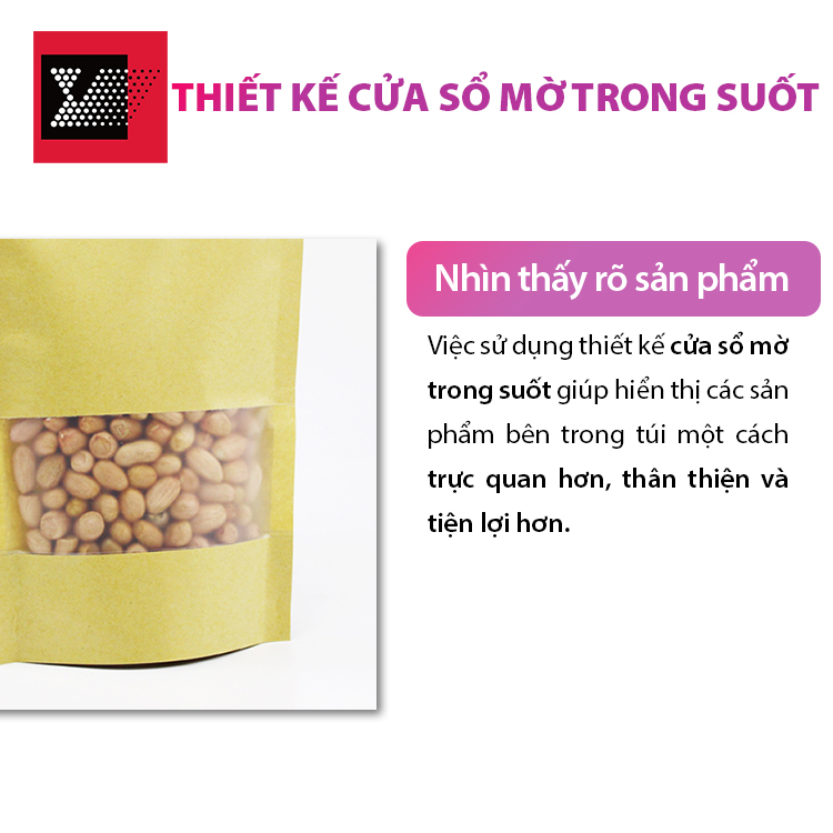 開窗牛皮夾鏈立袋