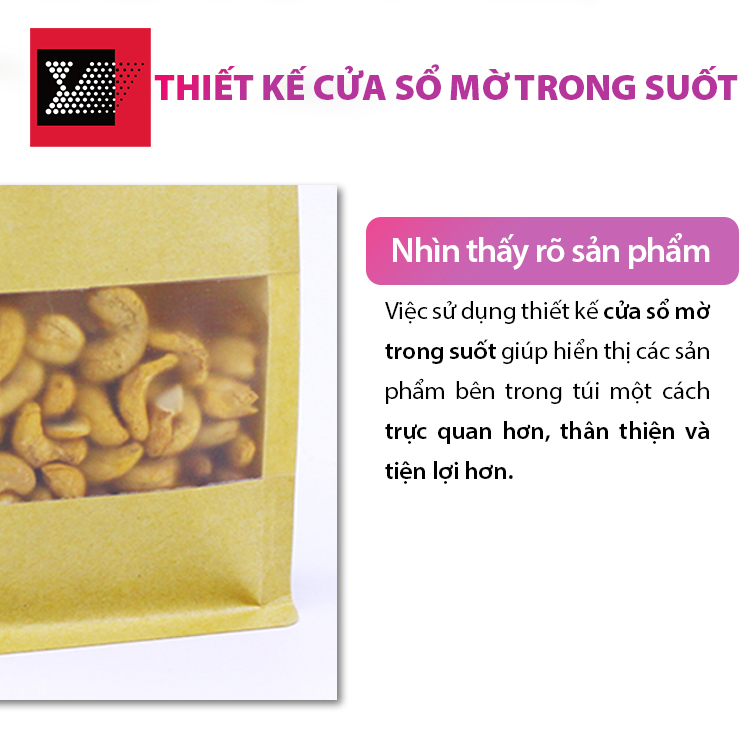 開窗牛皮夾鏈立袋