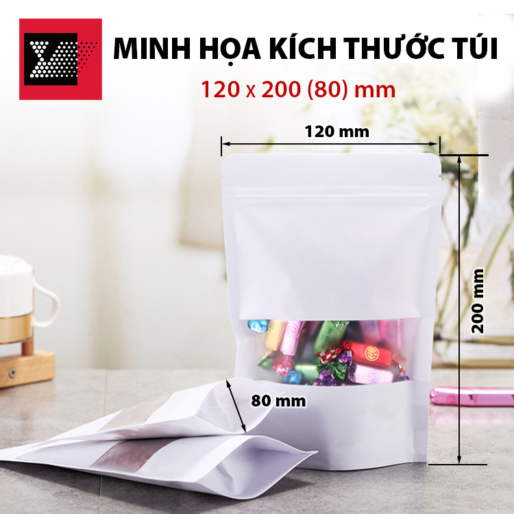 開窗牛皮夾鏈立袋