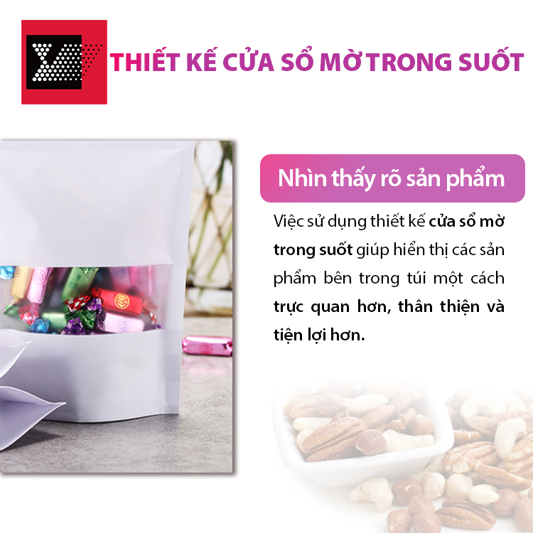 開窗牛皮夾鏈立袋