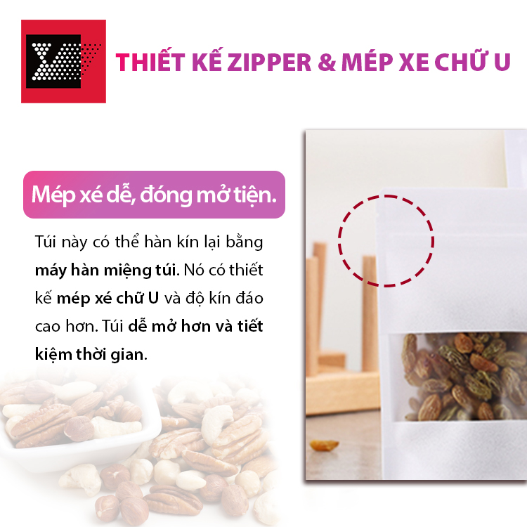 開窗牛皮夾鏈立袋