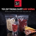 Túi zip PET trong suốt đáy đứng